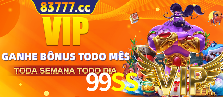 Banner promocional do 99SS oferecendo 100% de recompensas adicionais contínuas para quem fizer o login diário (Daily sign-in), com um mascote de coelho.